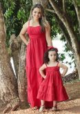 Vestido Vermelho Tal Mãe tal Filha