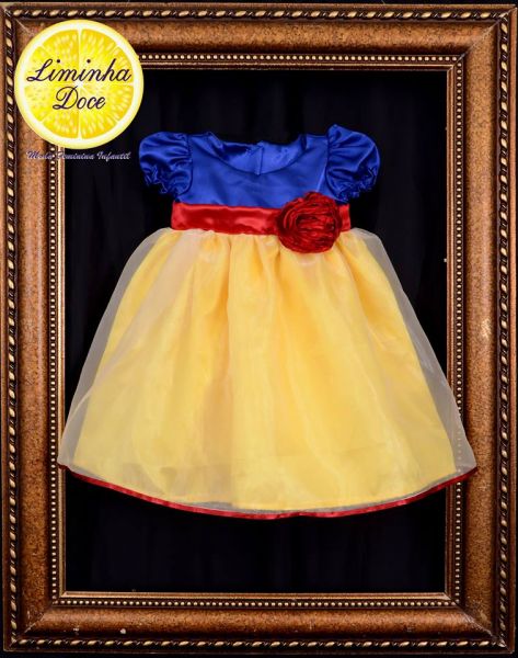 Vestido Tema Branca de Neve